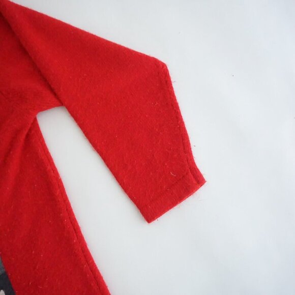 Vintage Unison Fashion Red Christmas Teddy Bear Crewneck Knit Sweater L - Picture 5 of 10